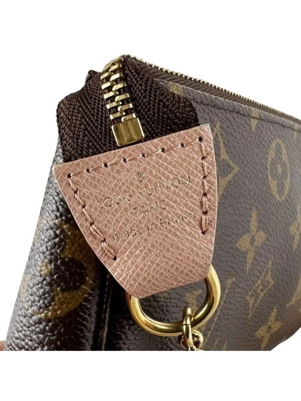Louis Vuitton Pouch Handbag Monogram Mini Pochette Soir